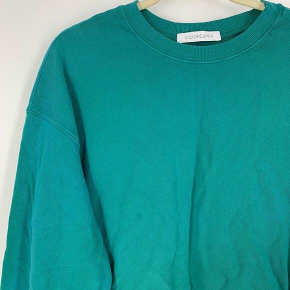 Daydreamer Green Crewneck Sweatshirt Size Small - Picture 2 of 6